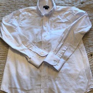 Chaps White Button Down Dress Shirt